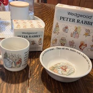 Wedgwood Peter Rabbit bowl and cup
